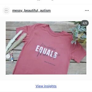 Graphic Tee in Dusty Rose